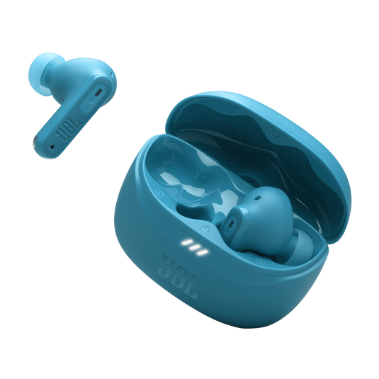 JBL Tune Beam 2 - Turquoise - True Wireless Noise Cancelling Earbuds - Detailshot 2 image number null